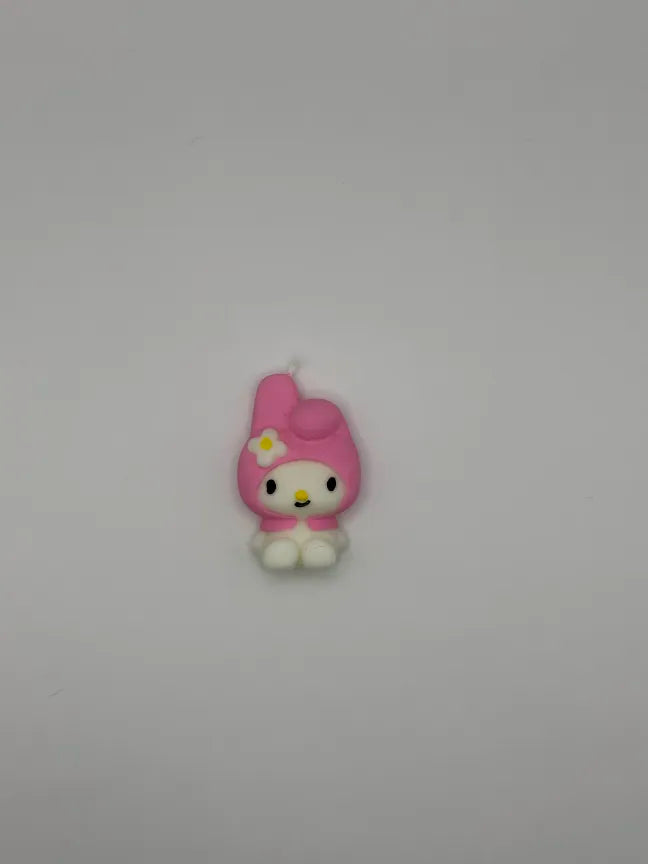 Pink Bunny Candle