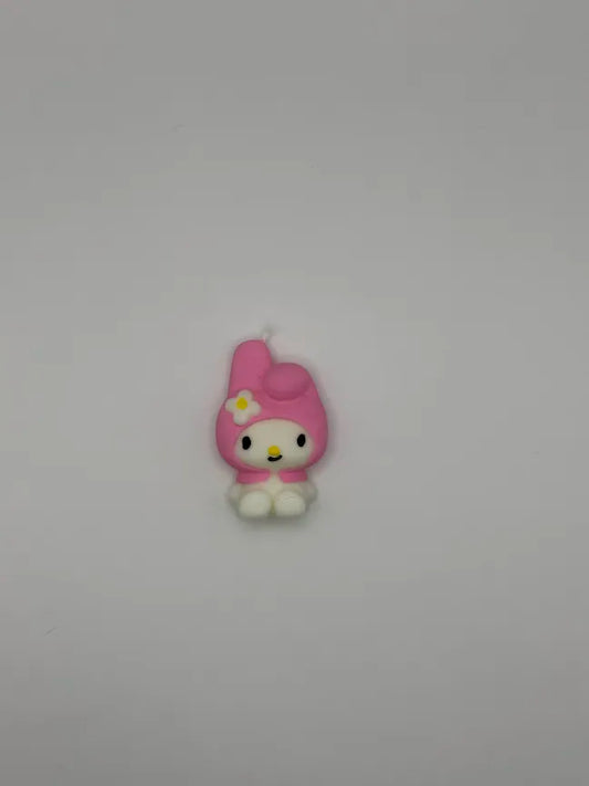 Pink Bunny Candle