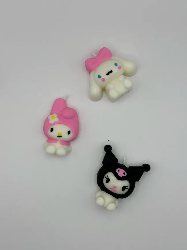 Pink Bunny Candle