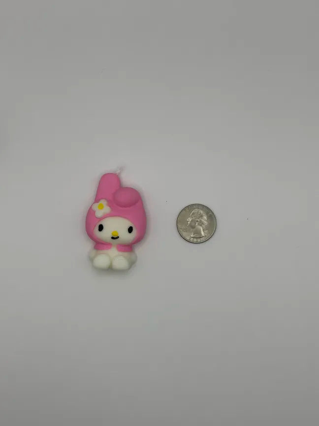 Pink Bunny Candle