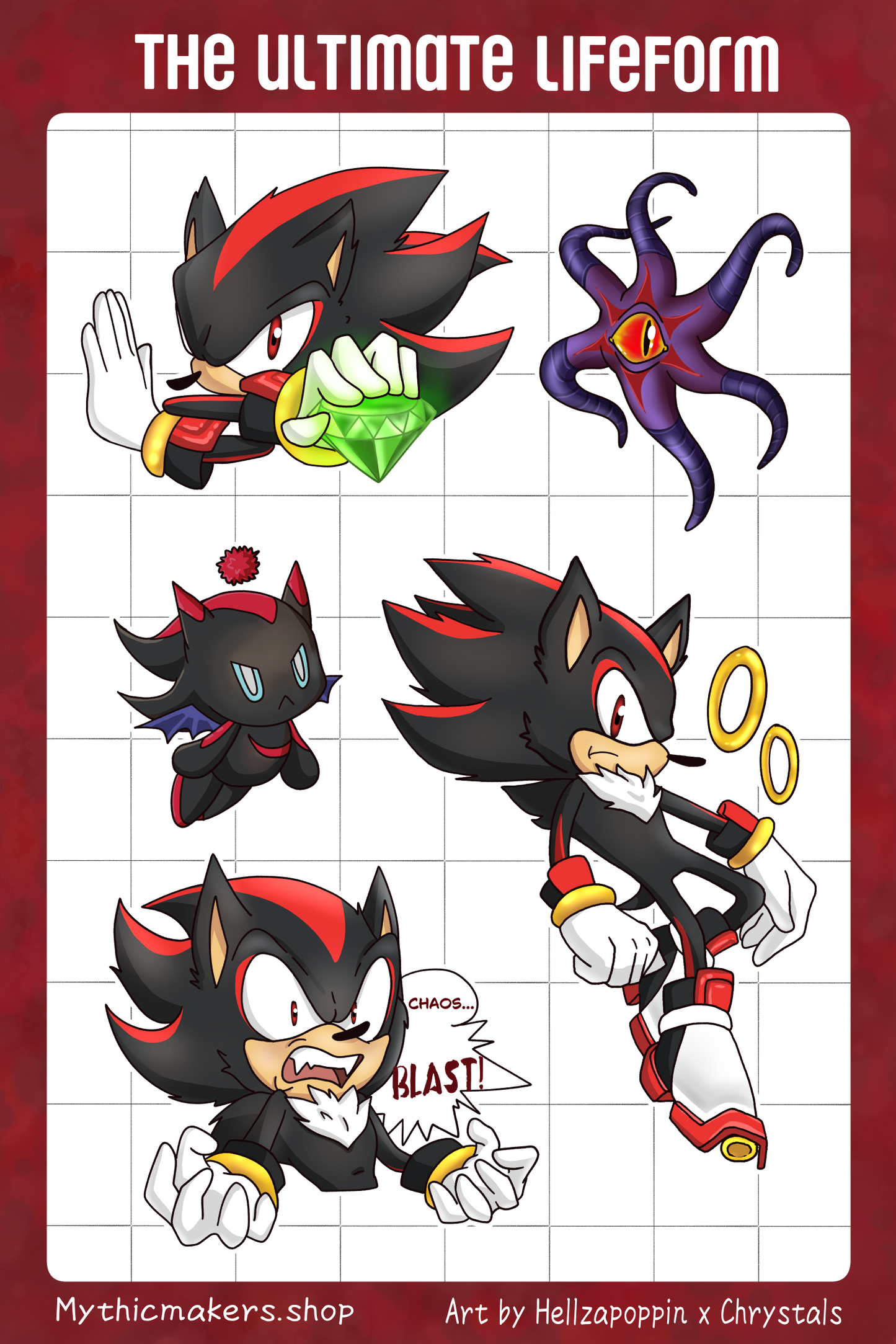 The Ultimate Lifeform Sticker Sheet