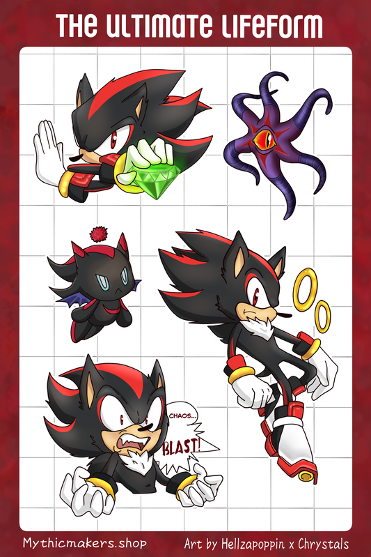 The Ultimate Lifeform Sticker Sheet