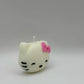 Red Bow Kitty Candle